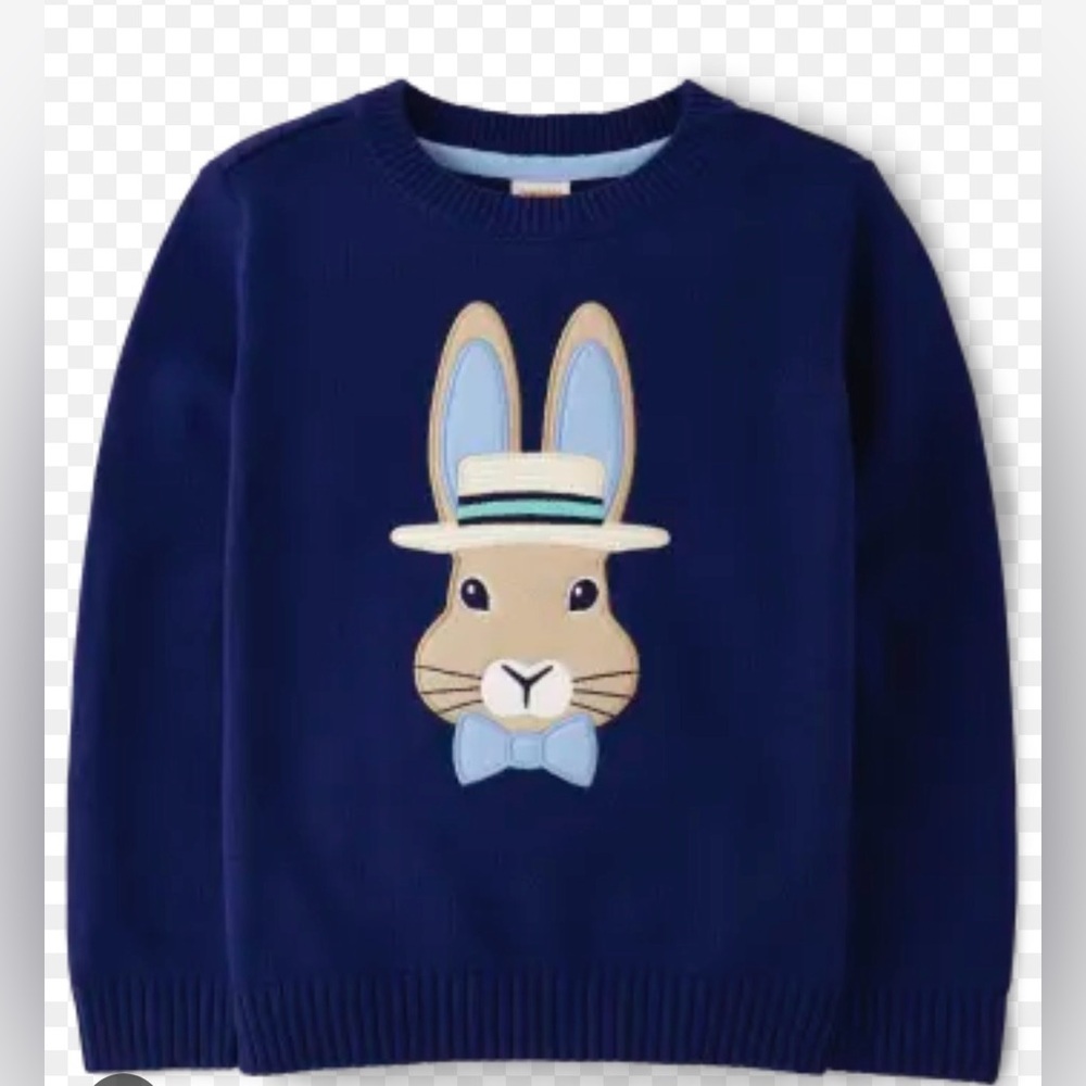 Gymboree Blue Sweater with Bunny Design